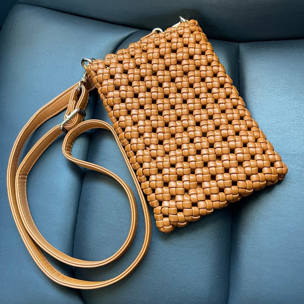 Anthropology Kalani Woven Knit Cell Phone Purse
